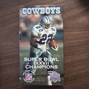 1992 1993 Dallas Cowboys Super Bowl XXVII Champions NFL Films VHS Video